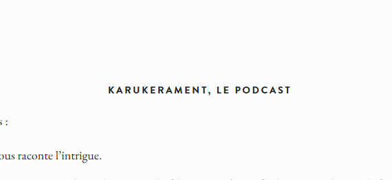 Maëlla Kancel de Karukerament Podcast